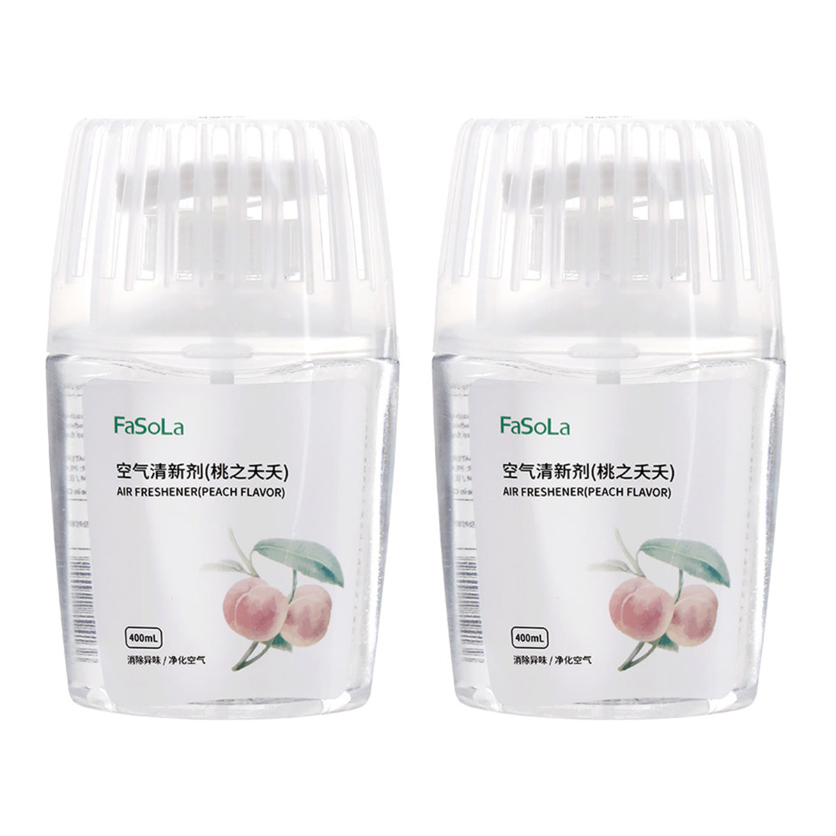 FaSoLa-Peach-Flavor-Air-Freshener-for-Home-and-Bathroom-400mlX2Pack-1