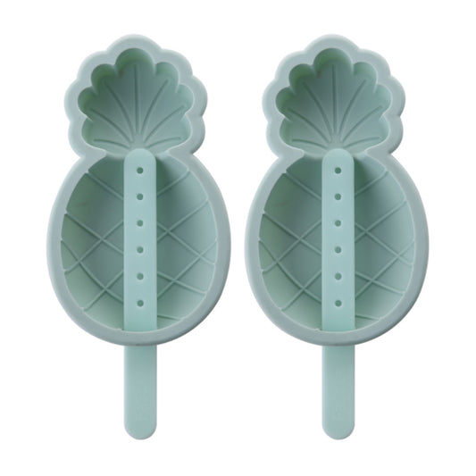 fasola-cartoon-shape-ice-cream-mold-food-grade-silicone-with-lid-pineapple-model-olive-green-8.4*14*2.3cmx2pack-1