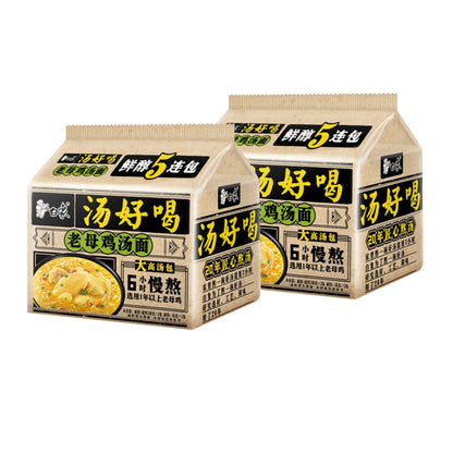 white-elephant-old-mother-chicken-soup-flavor-noodles,-111g-x-5-bags/pack.-1