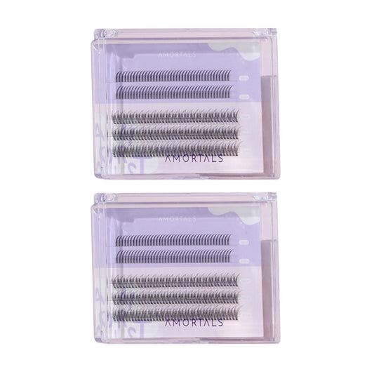 Amortals-Natural-Black-False-Eyelashes-Cluster-Lashes-Eyelash-Extension-2Pack-1