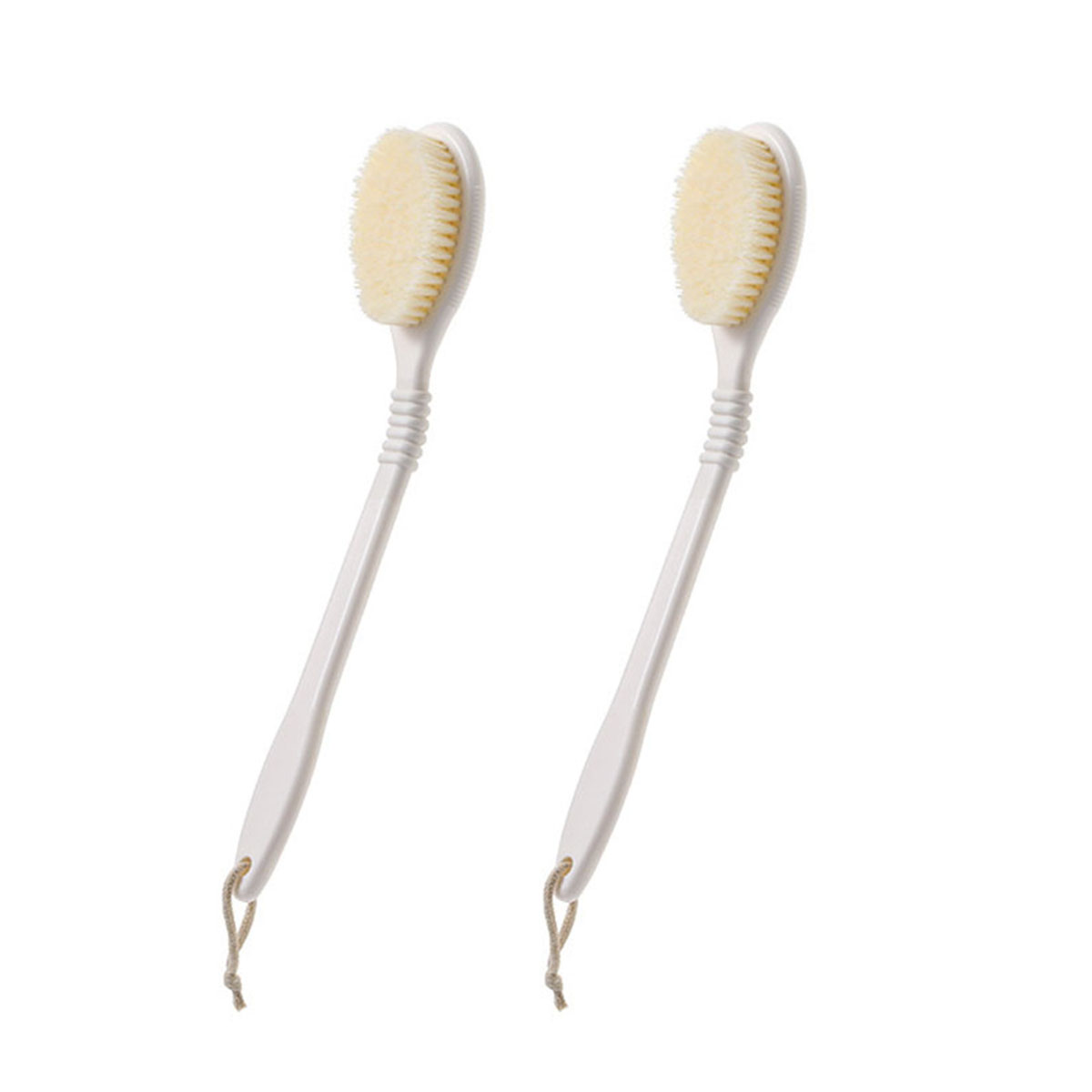 fasola-household-long-handle-cleaning-shower-brush-soft-dense-bristles-foldable-white-39*7.3*3cmx2pack-1