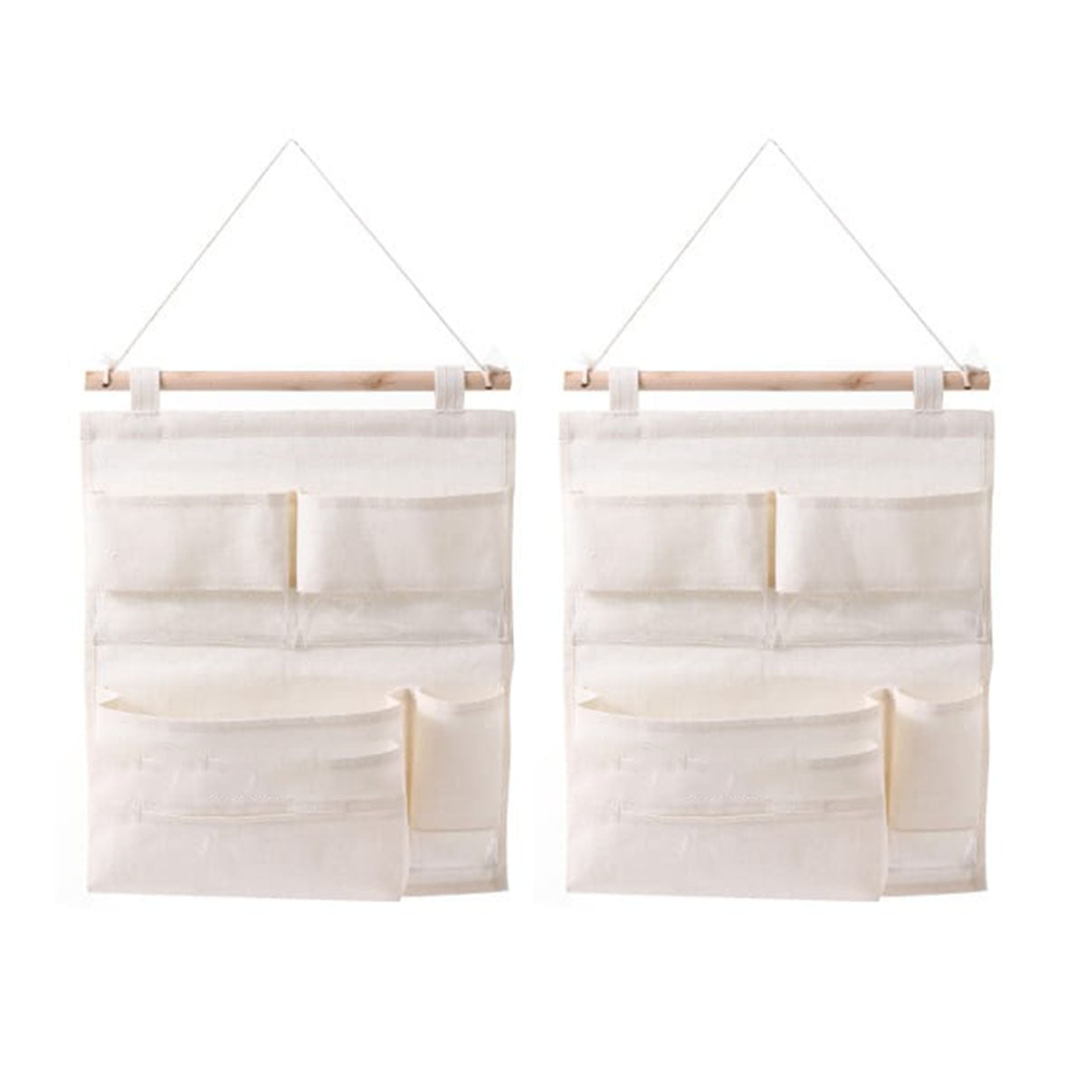 Fasola-WallMounted-Hanging-Storage-Bag-with-SeeThrough-Design-35-X-30.5cm-X2Pack-1