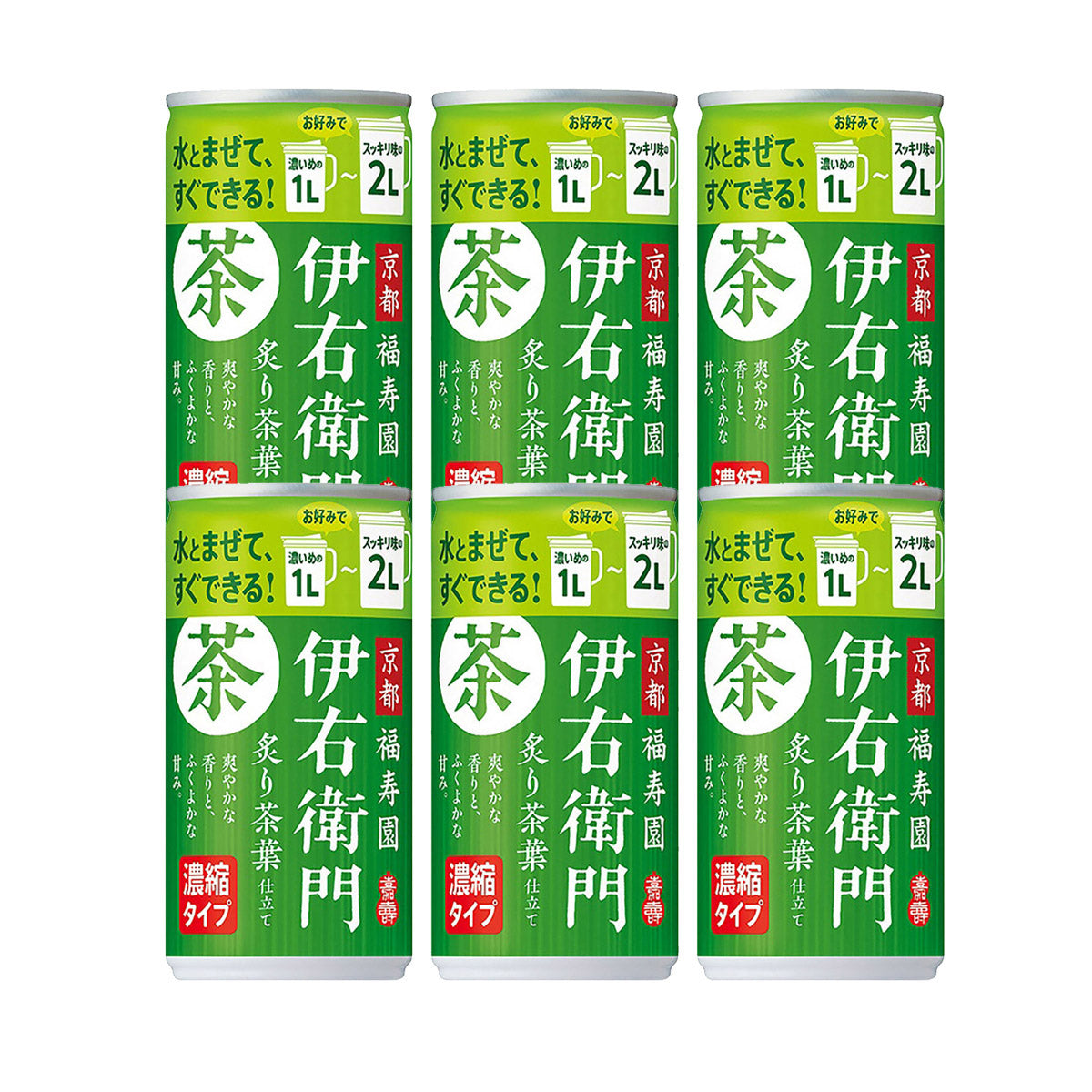 suntory-iuemon-green-tea-185ml*6pack-1