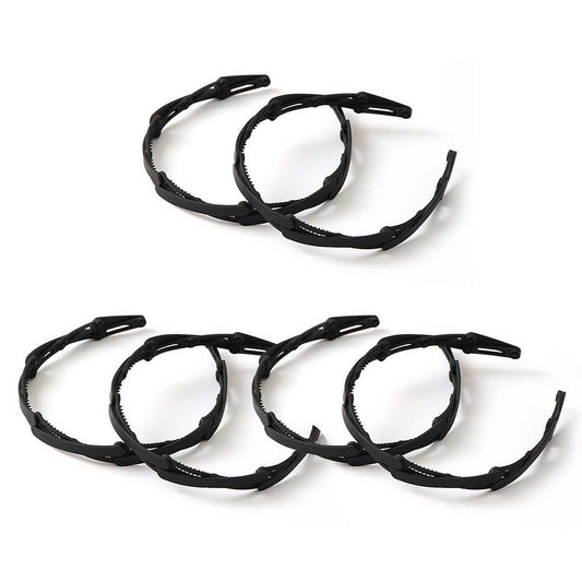 FaSoLa-Black-Facial-Makeup-Headbond-Retractable-Folding-Hair-Band-7X6.5cmX6Pack-1