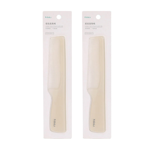 fasola-close-tooth-straightening-comb-beige-18.1*3.2cmx2pack-1