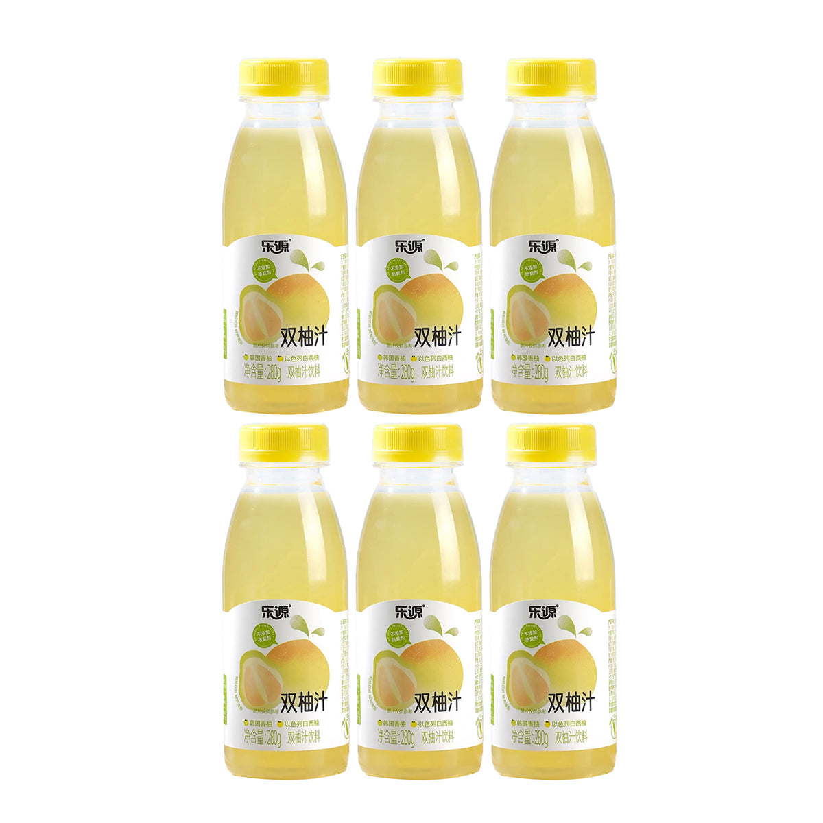 loyuan-double-grapefruit-juice-korean-fragrant-grapefruit-israeli-white-grapefruit-280ml*6pack-1