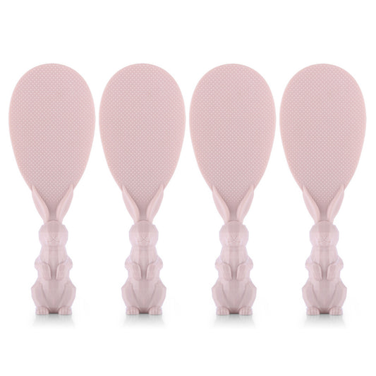 FaSoLa-Guelder-Rose-Pink-Non-Stick-Upright-Rice-Scoop-7.3X20.5cm-4Pack-1