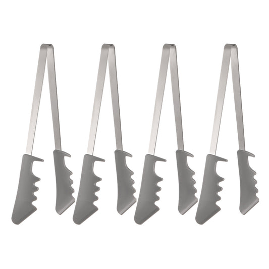 FaSoLa-Gray-Non-Slip-BBQ-Tongs-Stainless-Steel-Food-Cooking-Tongs-4Pack-1