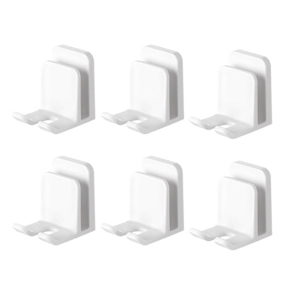 Fasola-White-No-Drill-Adhesive-Toothbrush-Holder-for-Bathroom-6Pack-1