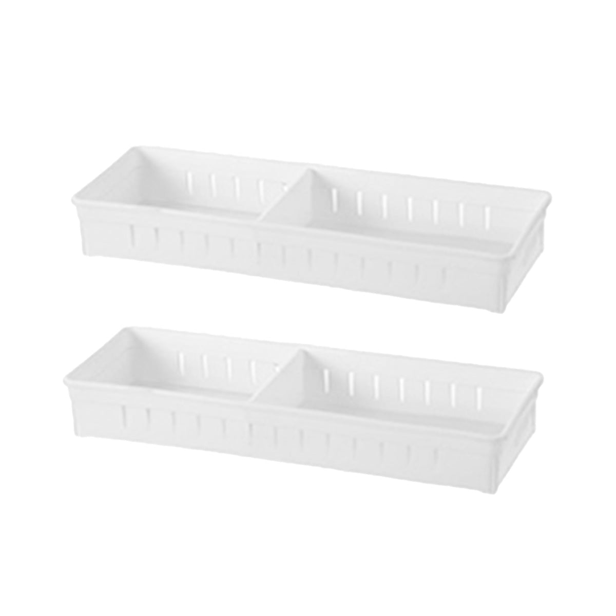 FaSoLa-L-size-White-Drawer-Organizer-34.8X12X5cmX2Pack-1