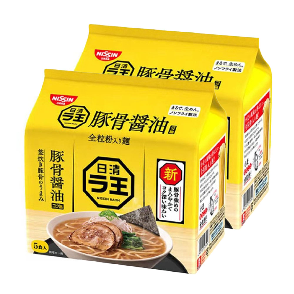 Nissin-Raoh-Pork-Bone-Soy-Sauce-Ramen-5Pack-500gX2Pack-1