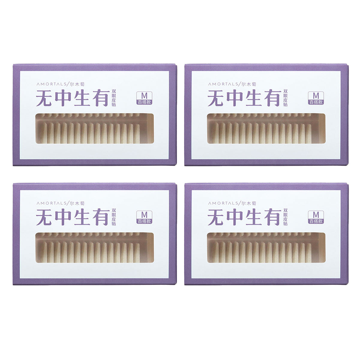 Amortals-M-Size-Waterproof-Invisible-Double-Eyelid-Tape-Sticker-Natural-Fiber-Eyelid-Lifter-Strips-4Pack-1