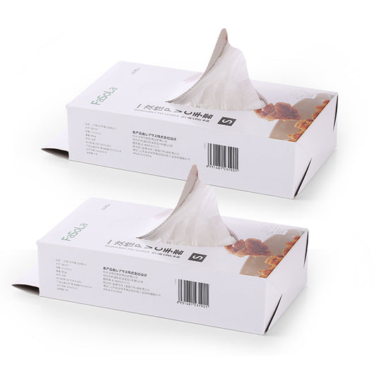 FaSoLa-S-Size-Transparent-White-Disposable-Food-Grade-PVC-Gloves-100Pieces-X-2Pack-1