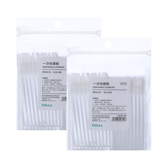 fasola-disposable-lip-brushes-50pcs-white-x2pack-1