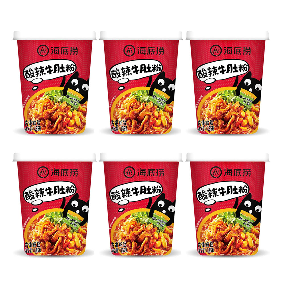 Haidilao's-Hot-and-Sour-Beef-Tripe-Rice-Noodles-136gX6pack-1