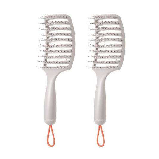 FaSoLa-Grey-Curved-Salon-Blow-Drying-and-Wet-Comb-Brush-for-All-Hair-Types-28X7.5X2.6cmX2Pack-1