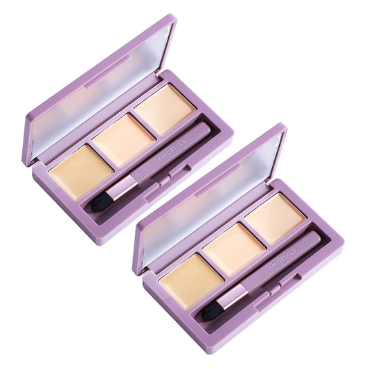 Amortals-Natural-Color-ThreeColor-Professional-Makeup-Color-Correcting-Concealer-Palette-1.2g-X-3-2Pack-1