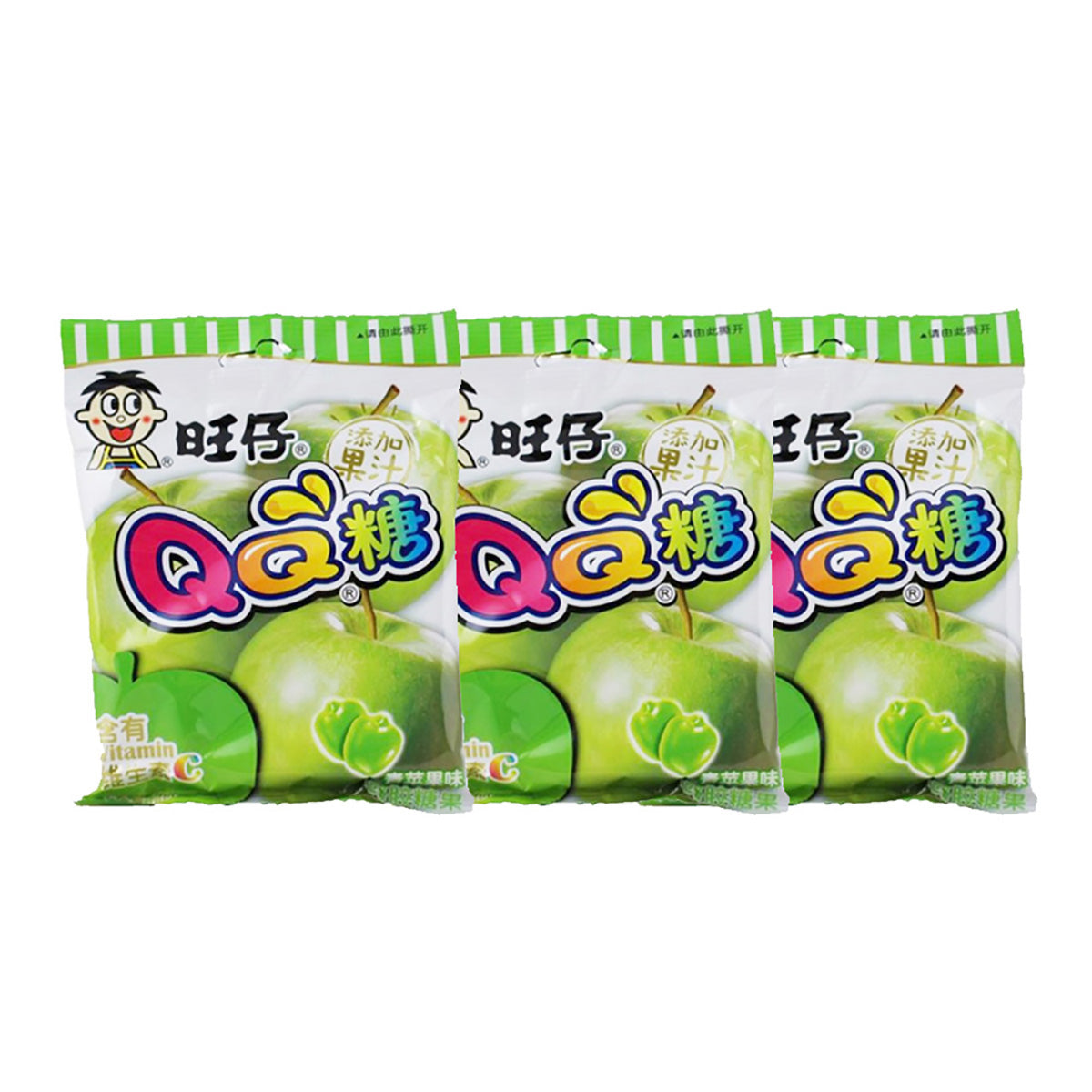 want-want-qq-candy-green-apple-flavor-70g*3pack-1