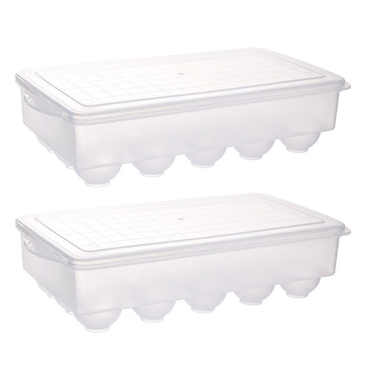 Fasola-egg-storage-container-with-lid-15-compartments-clear-29.8x15.9x7.5cmx2pack-1