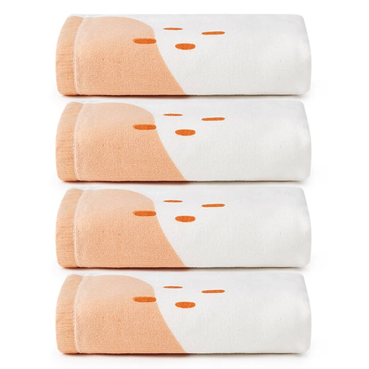 netflix-antibacterial-cotton-untwisted-light-soft-towel-huanxin-orange-(multi-barcode)-(multi-barcode)-x4pack-1