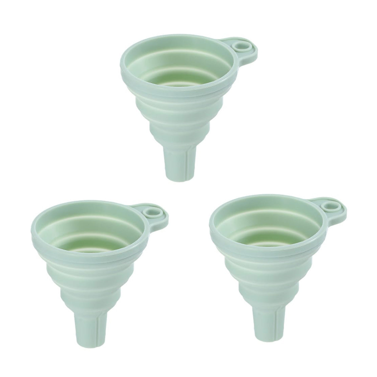 fasola-folding-silicone-funnel-olive-green-7.5*6.2*7cmx3pack-1