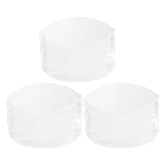 FaSoLa-Transparent-Plastic-Outdoor-Foldable-Water-Basin-for-Washing-Fruits-25X14cmX3Pack-1