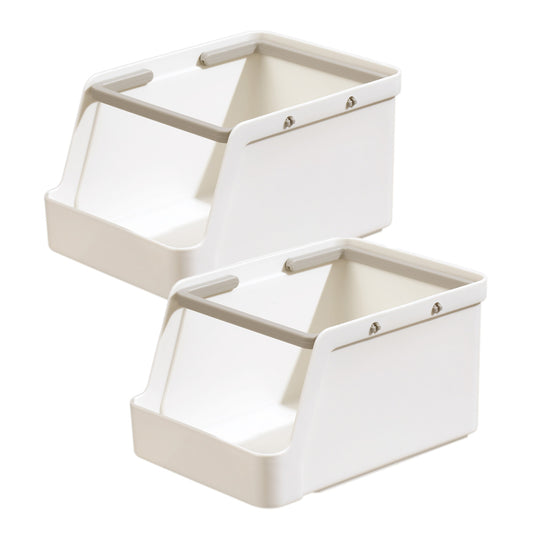 FaSoLa-White-Make-Up-Stackable-Storage-Box-Storage-Organizer-2Pack-1