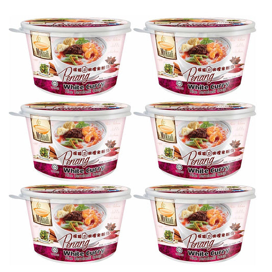 Mykuali-White-Curry-Rice-Vermicelli-90gX6pack-1