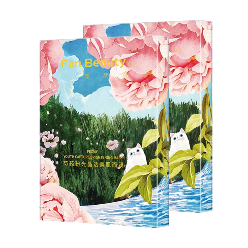 FanBeauty-Peony-Crystal-Clear-Skin-Mask-5-Pieces-per-Box-X2Pack-1