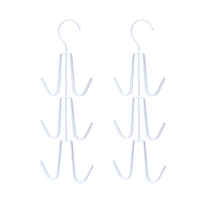 fasola-iron-multi-hook-hanging-rack-white-37.5*13*1.1cmx2pack-1