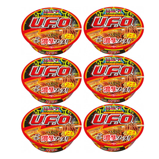 Nissin-UFO-Flying-Saucer-Fried-Noodles-128gX6Pack-1