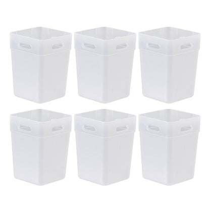 fasola-home-refrigerator-side-door-organizer-small-frosted-white-5.5*5.5*8cm2pcs-x3pack-1