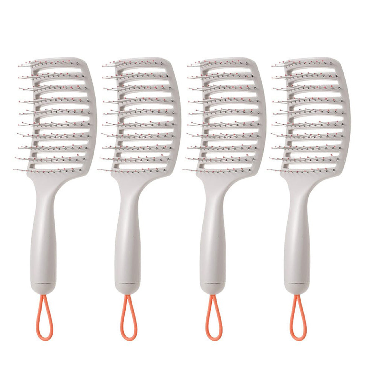 FaSoLa-Grey-Curved-Salon-Blow-Drying-and-Wet-Comb-Brush-for-All-Hair-Types-28X-7.5X2.6cmX4Pack-1