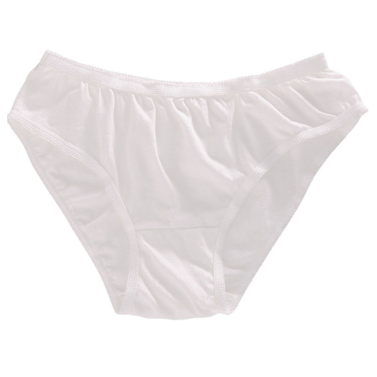 fasola-travel-disposable-cotton-panties-women's-white-xl-size-5-pack-x2pack-2