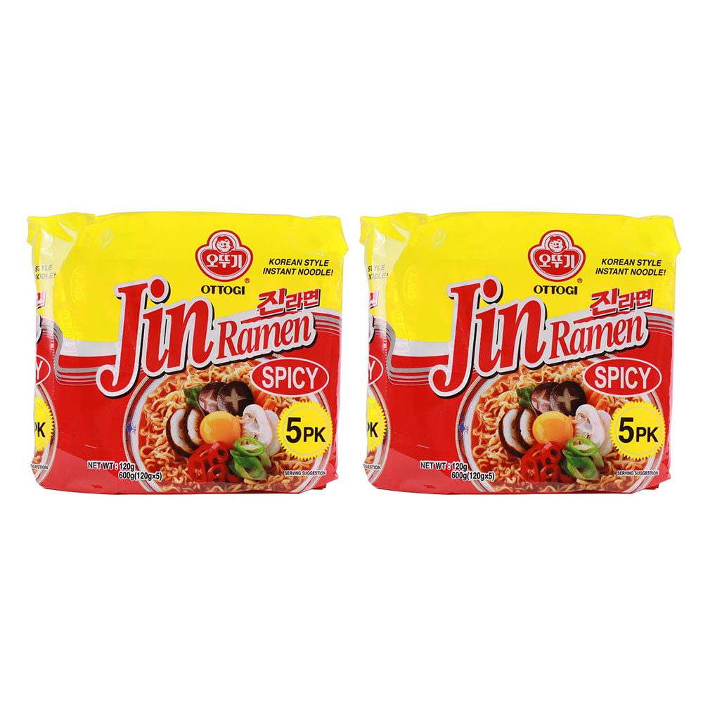 ottogi-korean-jin-ramen-spicy-flavor-120g*5-bags/package.-1