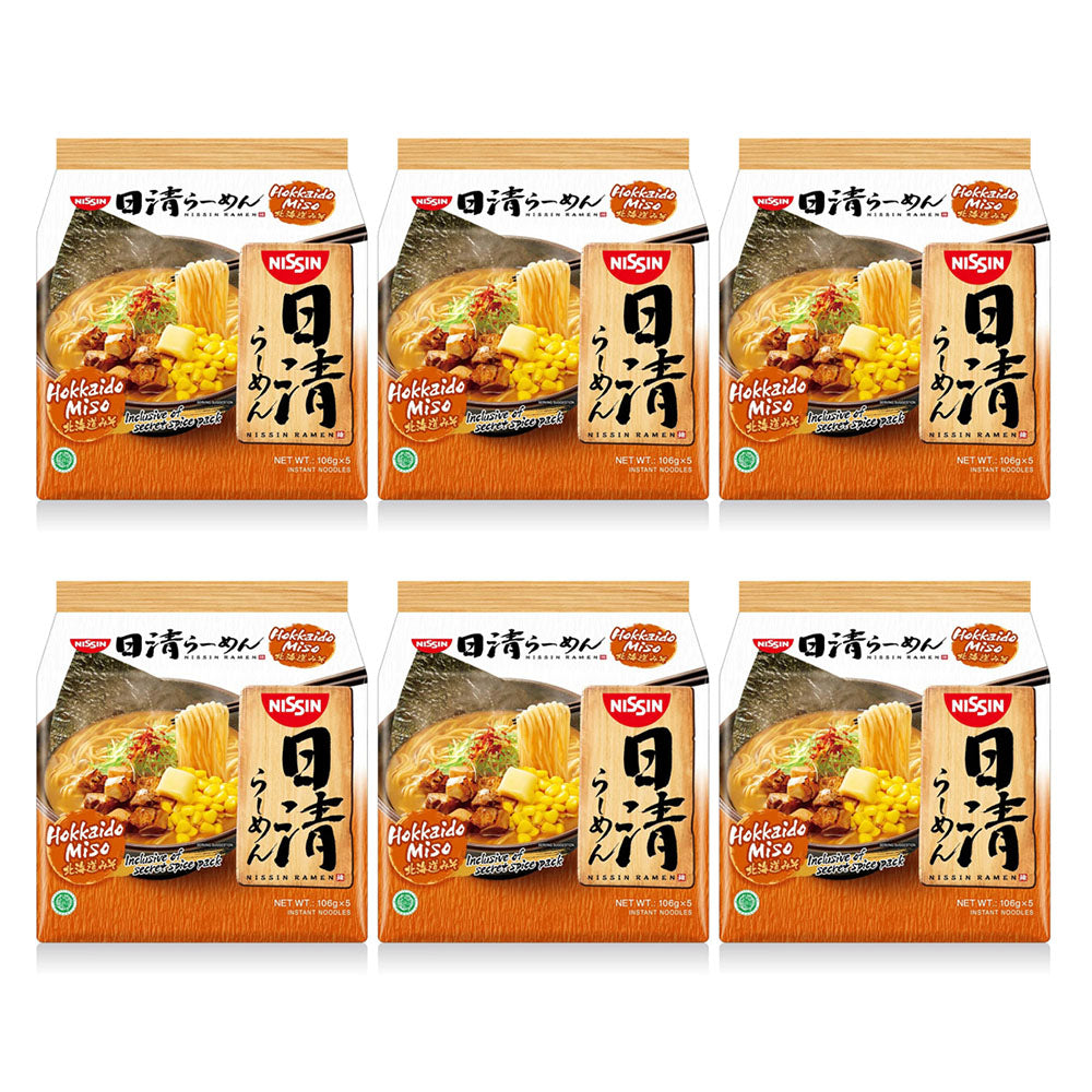 nissin-hokkaido-miso-ramen-106g*5-bags/pack.-1